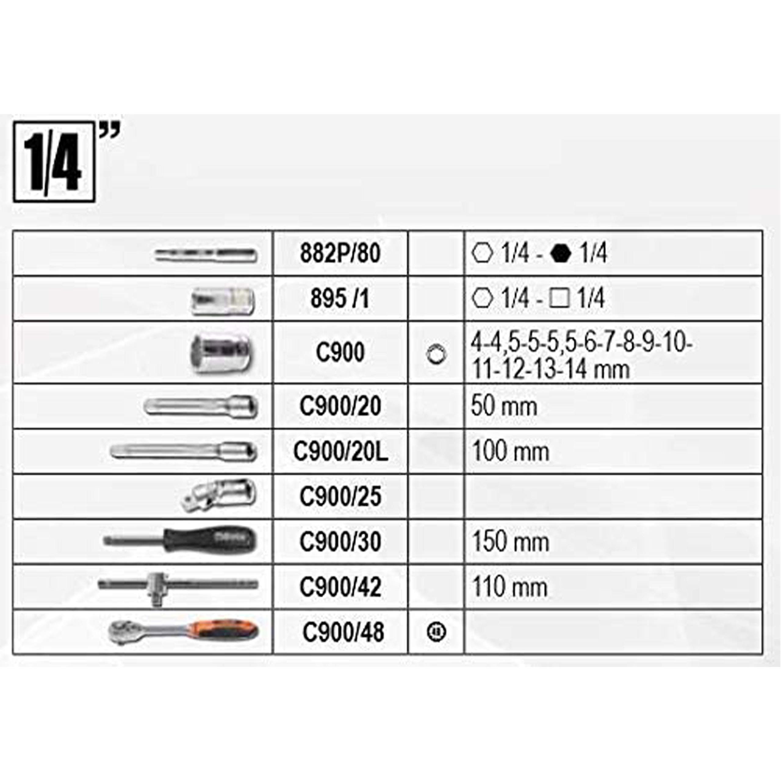 beta-tools-2054e-i-100-valise-aluminium-avec-assortiment-de-100-outils-professio image 5