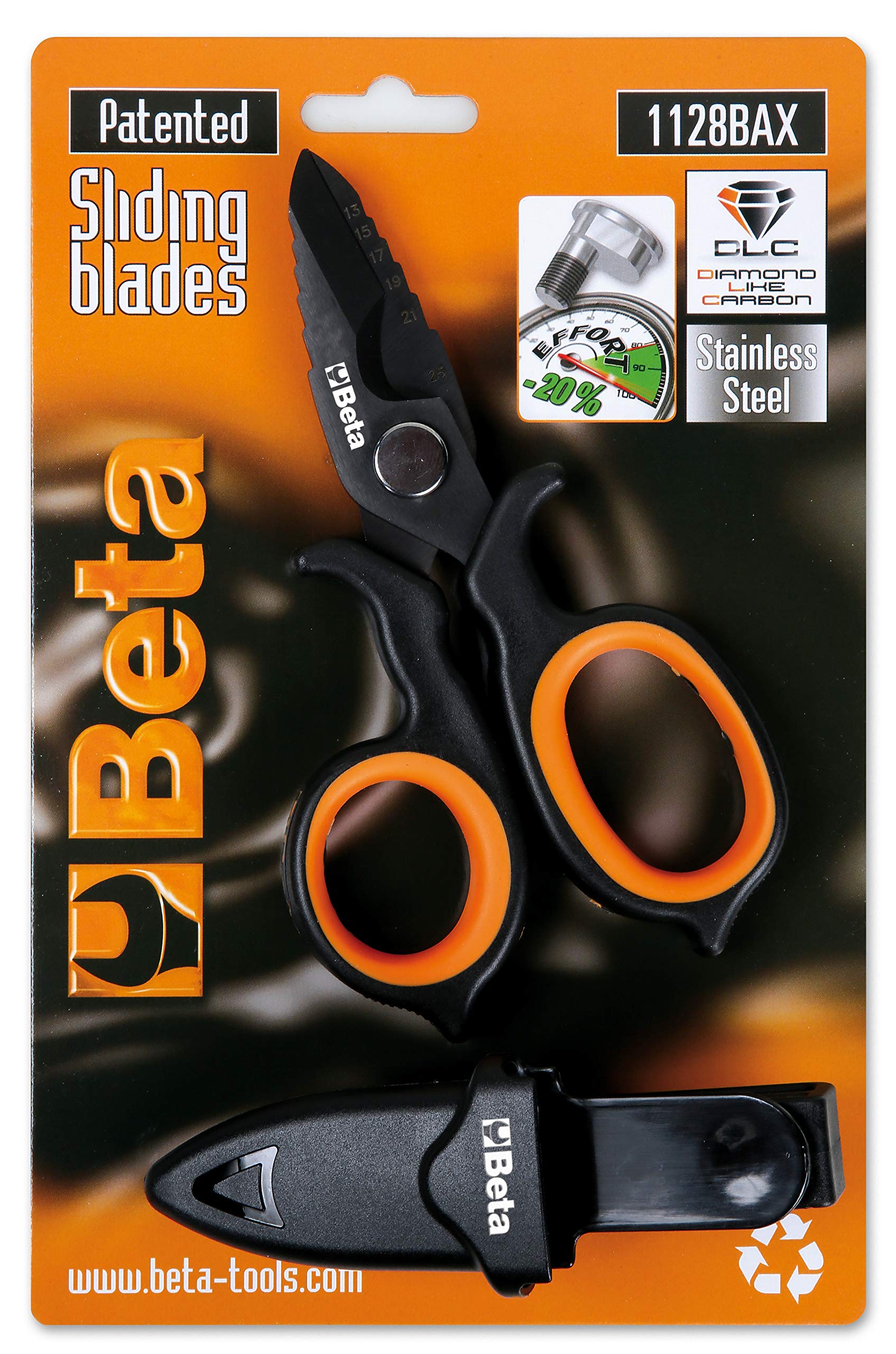 beta-tools-1128bax-ciseaux-d-lectriciens-double-effet-avec-profils-de-coupe-en-a image 4