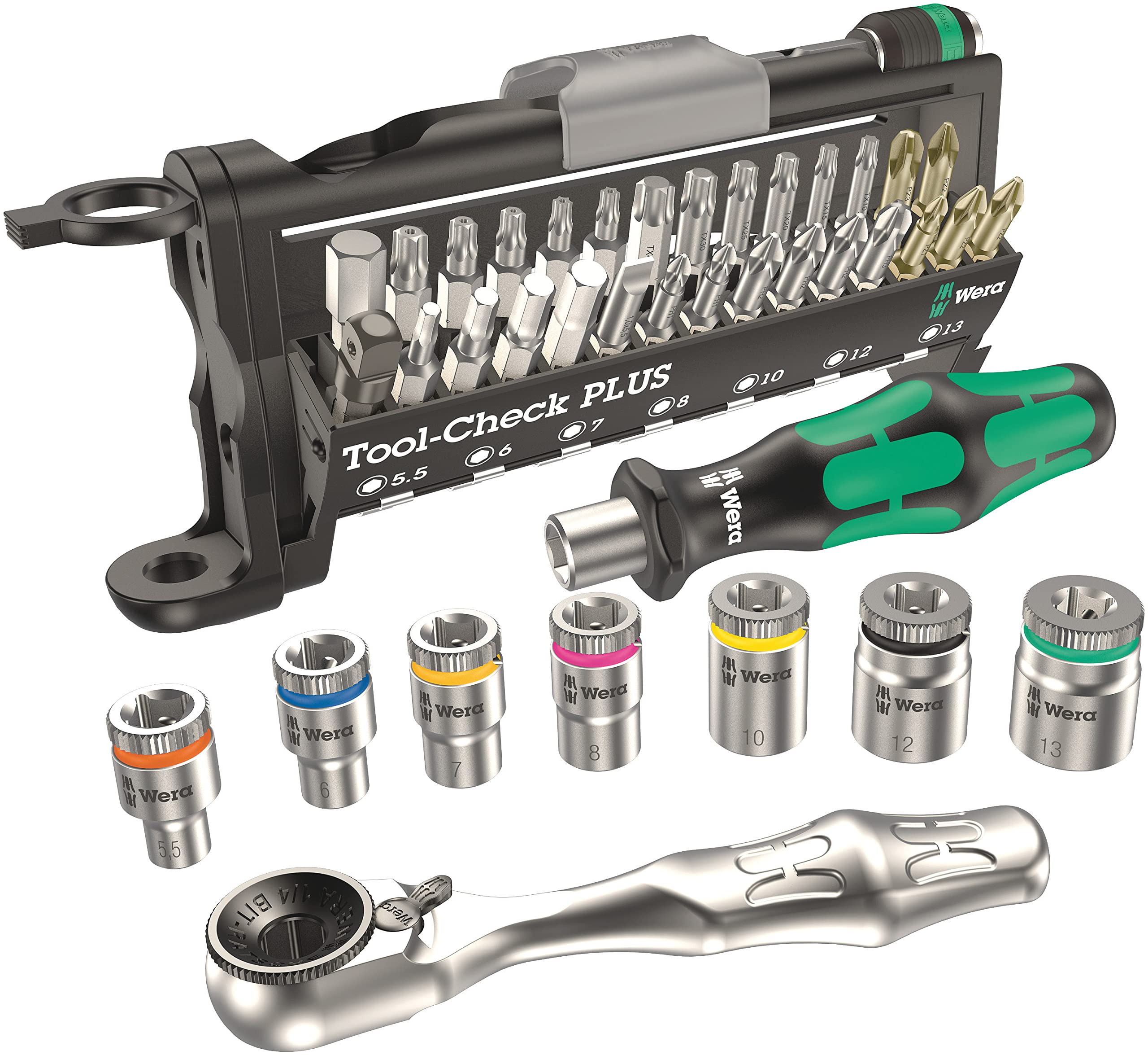 wera-tool-check-plus-05056490001-assortiment-de-bits-39-pi-ces-avec-mini-cliquet image 2