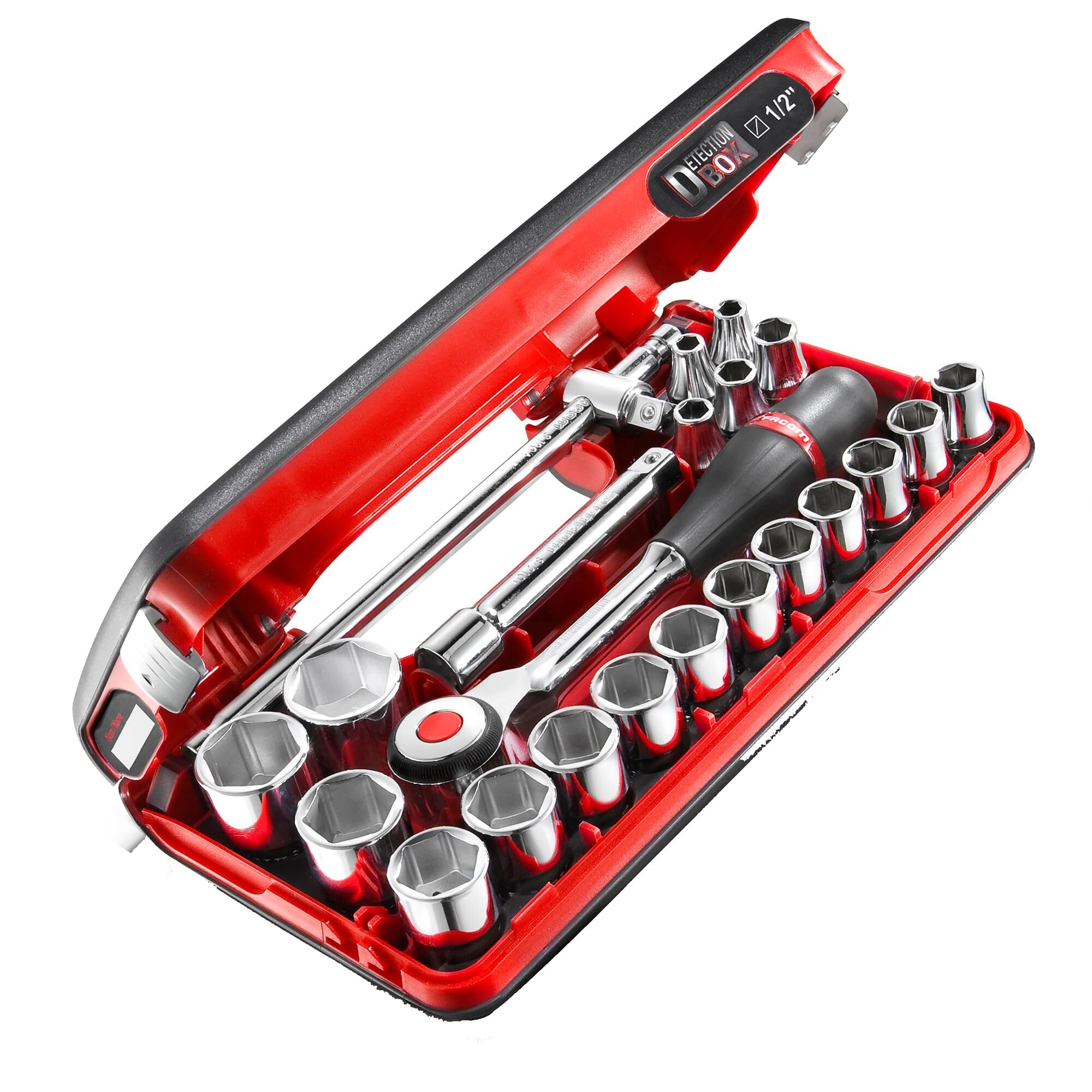 facom-s-360dbox4pb-coffret-detection-box-cliquet-manche-rotatif-haute-performanc image 4