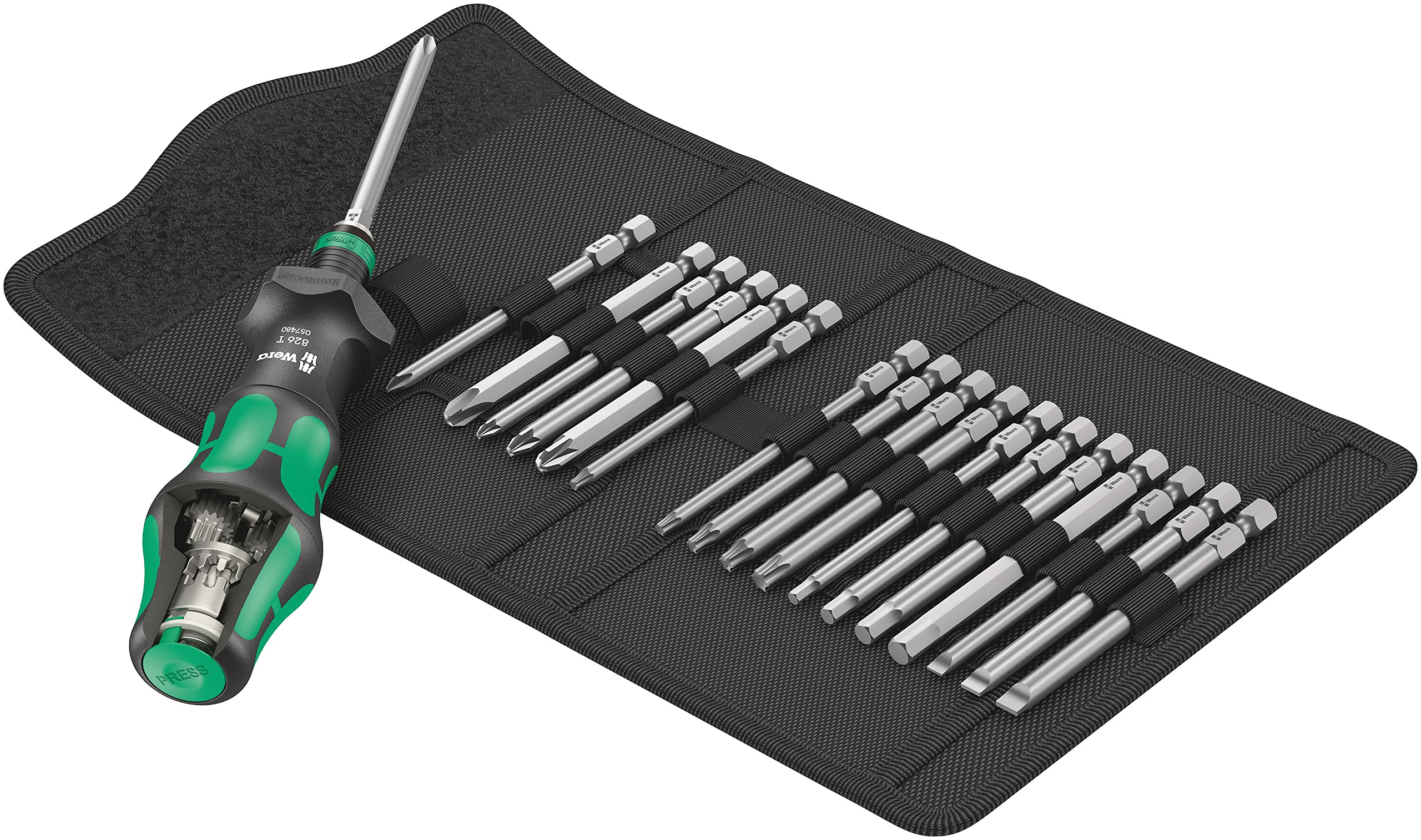 wera-kraftform-kompakt-turbo-1-set-de-19-tournevis-avec-fonction-turbo-m-canique image 1