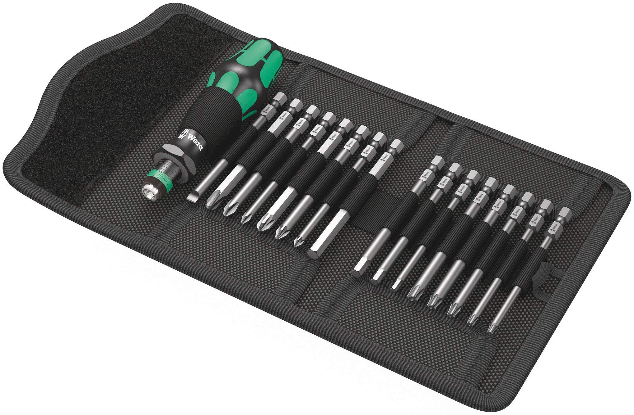 wera-kraftform-kompakt-60-pochette-d-embouts-89-mm-17-pi-ces-avec-porte-embouts- image 1