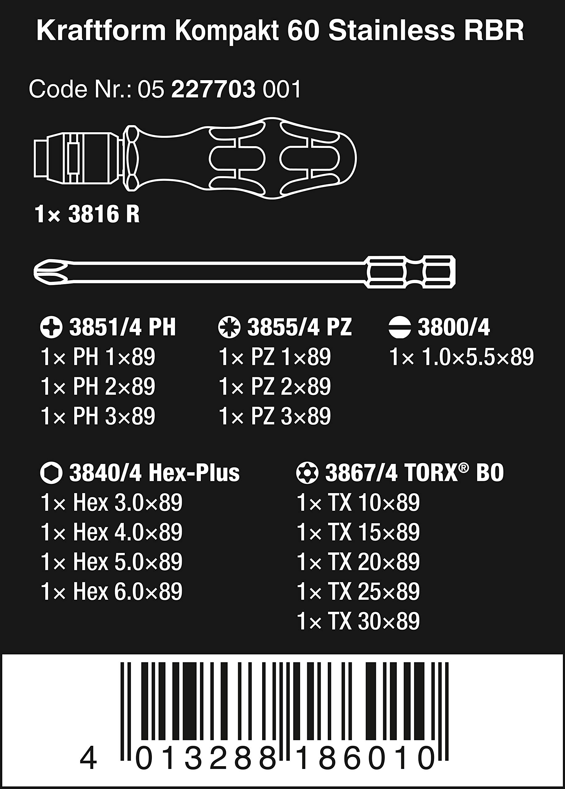 wera-05227703001-red-bull-racing-kraftform-kompakt-60-inox-17-pi-ces-16-embouts- image 2