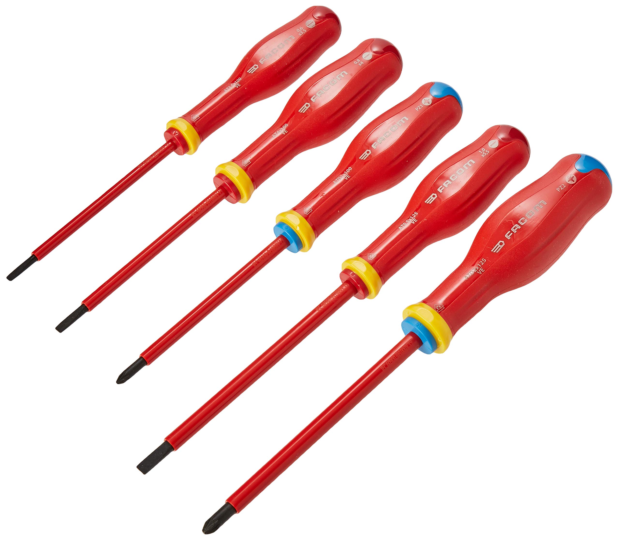 facom-atd-j5ve-jeu-de-5-tournevis-protwist-isol-s-1000-v-3-plats-2-pozidriv-avec image 2