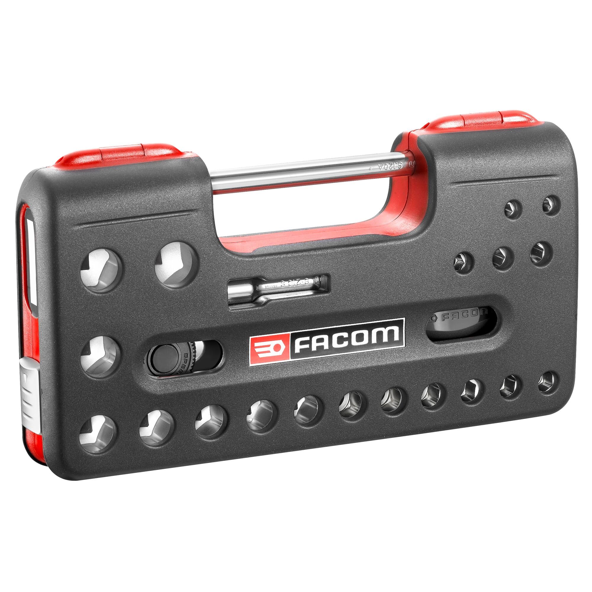facom-s-360dbox4pb-coffret-detection-box-cliquet-manche-rotatif-haute-performanc image 3
