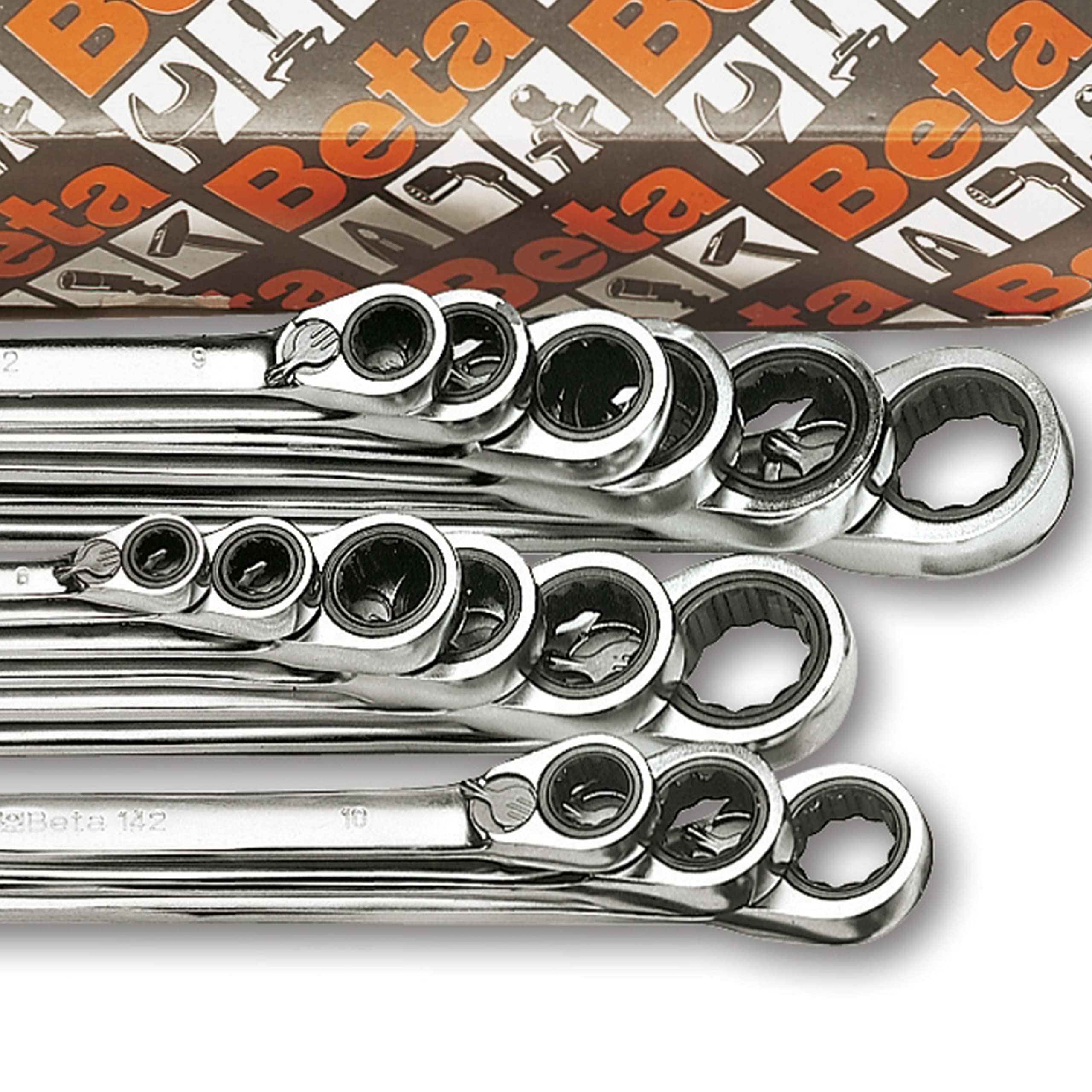 beta-tools-142-s15-jeu-de-15-cl-s-mixtes-cliquet-r-versible-6-22-mm image 4