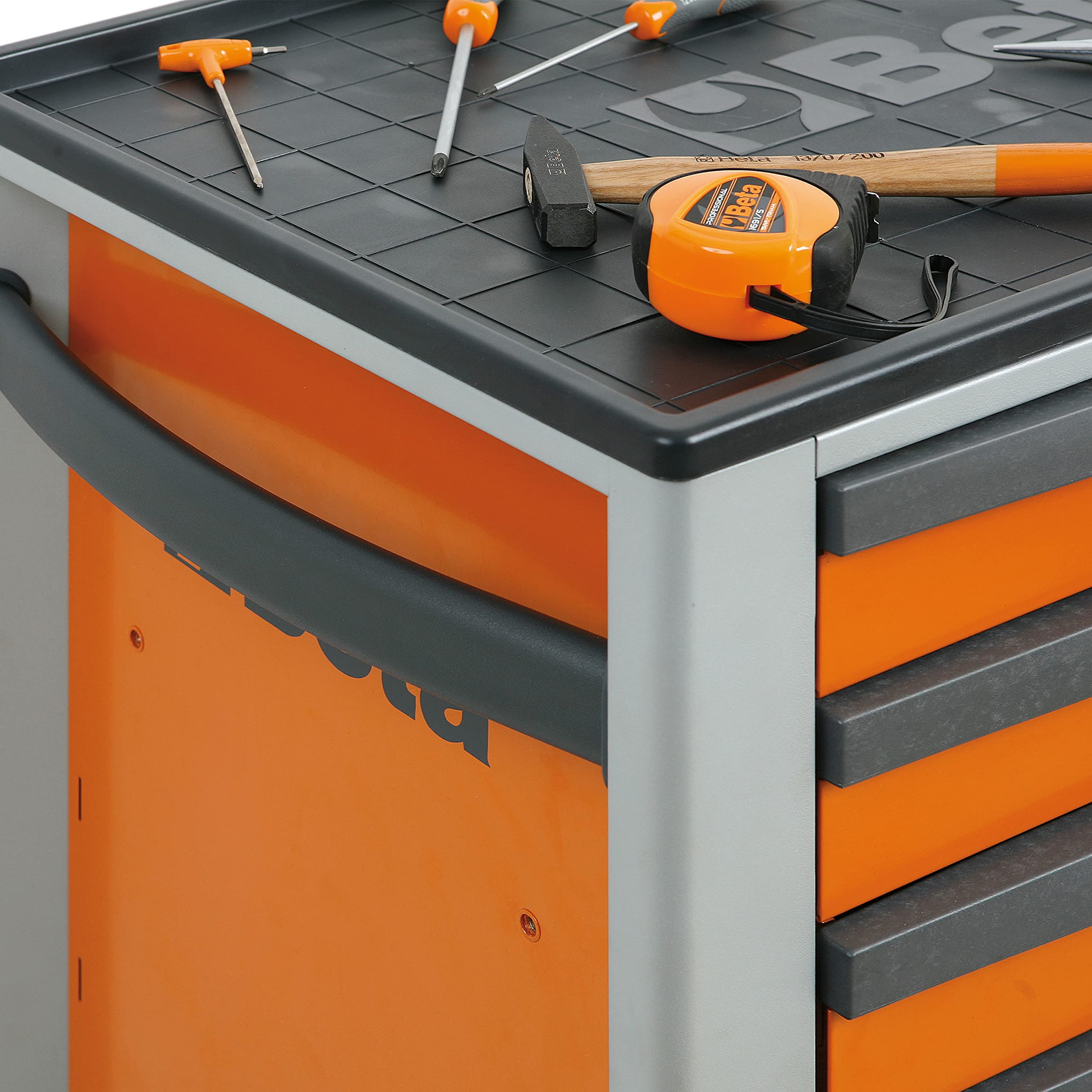 beta-c24s-8-g-servante-mobile-d-atelier-8-tiroirs-verrouillage-centralis-gris image 5