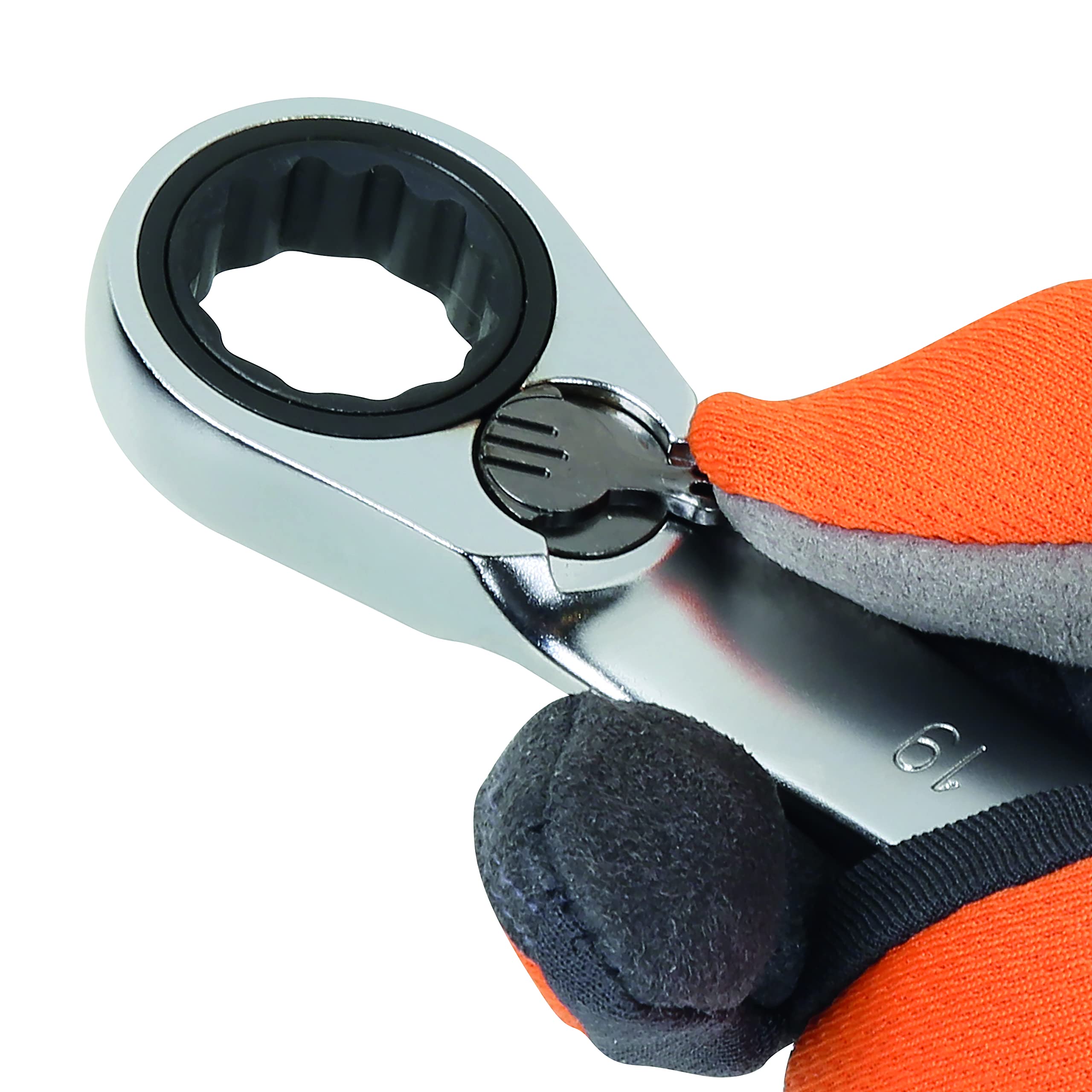 beta-tools-142-sc9i-jeu-de-9-cl-s-mixtes-cliquet-r-versible-8-19-mm-avec-support image 5