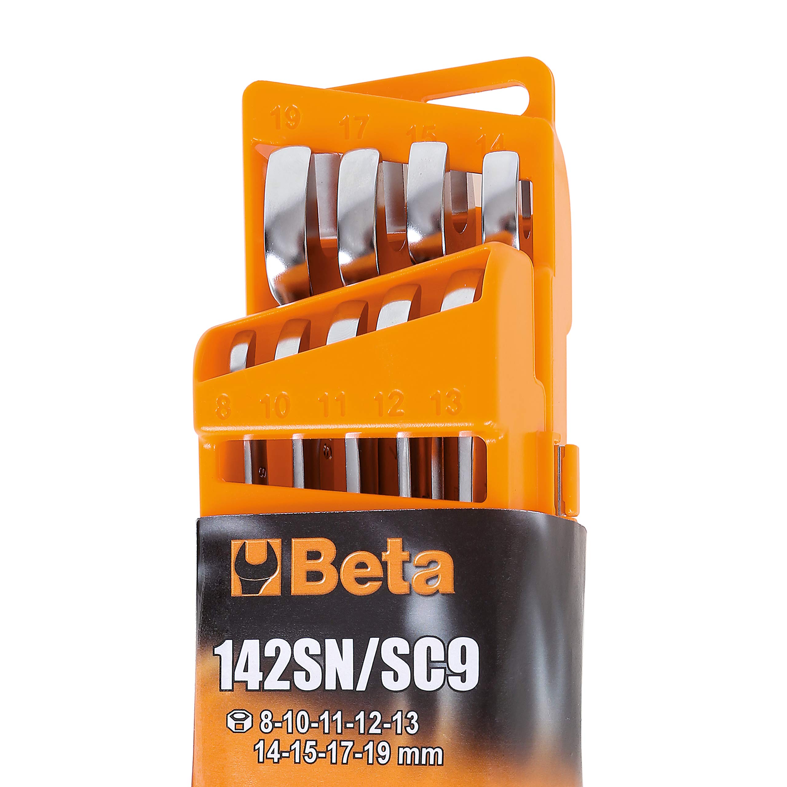 beta-tools-142sn-sc9-r-telier-de-9-cl-s-mixtes-cliquet-articul-tailles-8-19-mm image 2