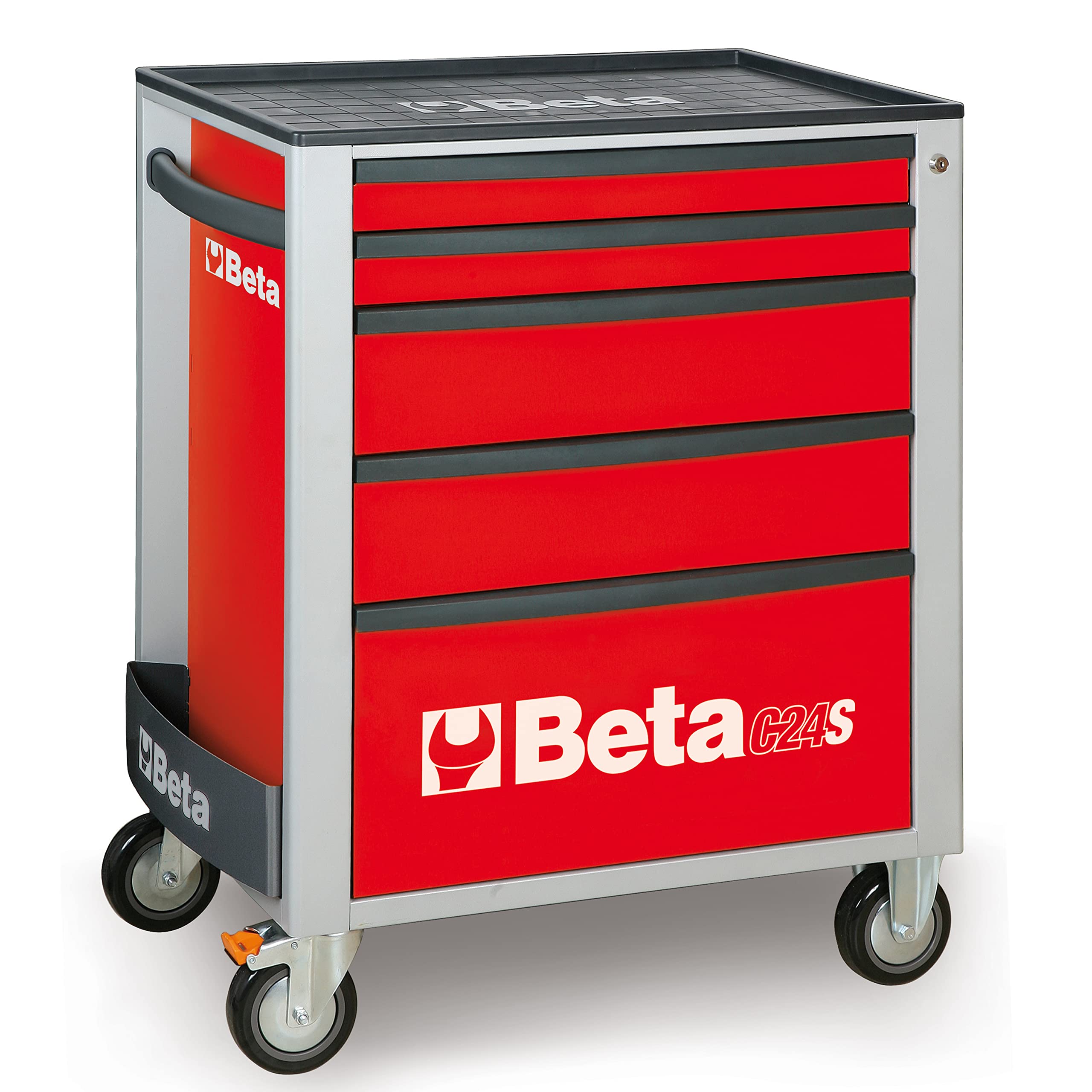 beta-tools-c24s-5-r-servante-mobile-d-atelier-5-tiroirs-800-kg-roues-125-mm image 1