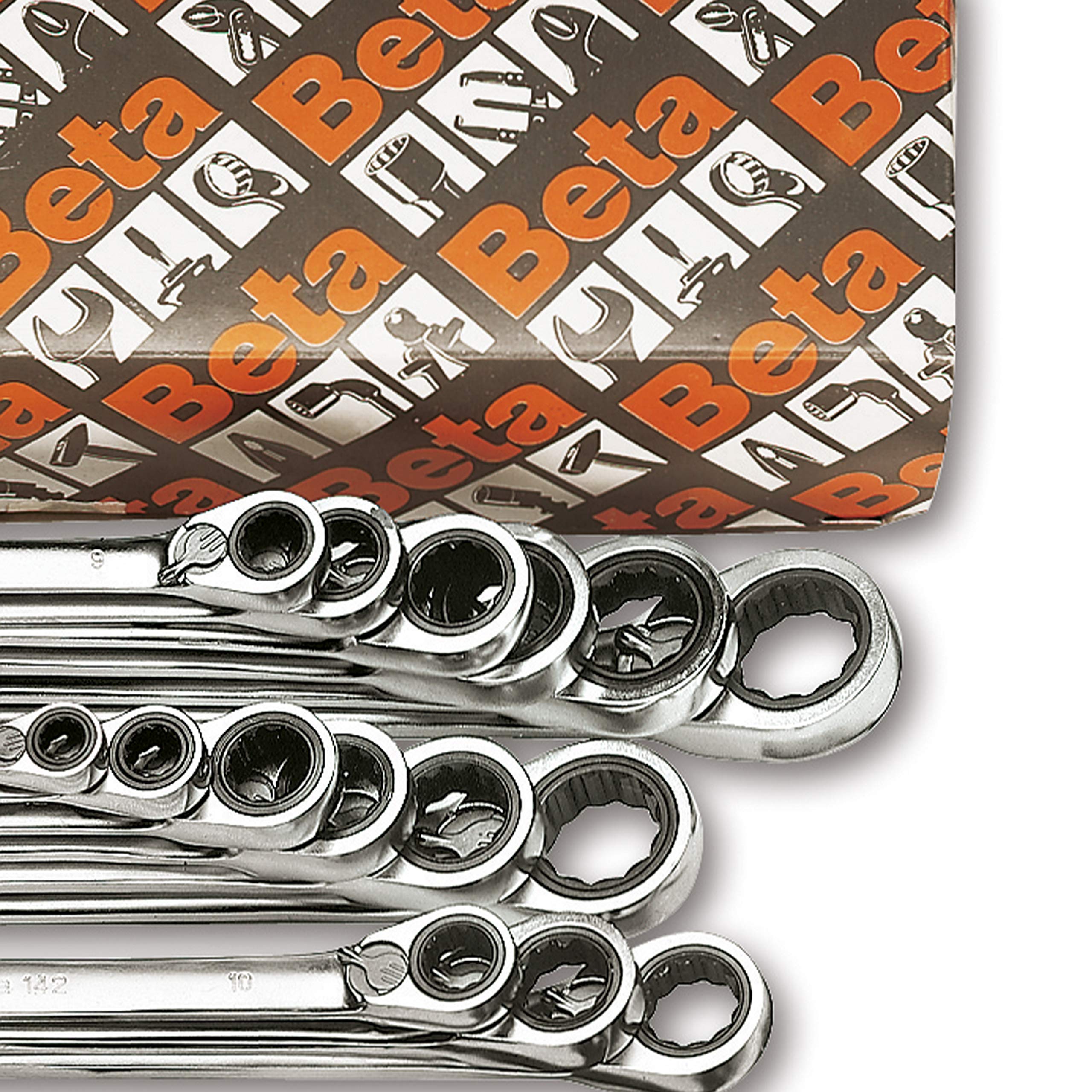beta-tools-142-s19-jeu-de-19-cl-s-mixtes-cliquet-r-versible-art-142 image 3